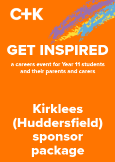 Sponsorship package at Get Inspired 2026, Huddersfield